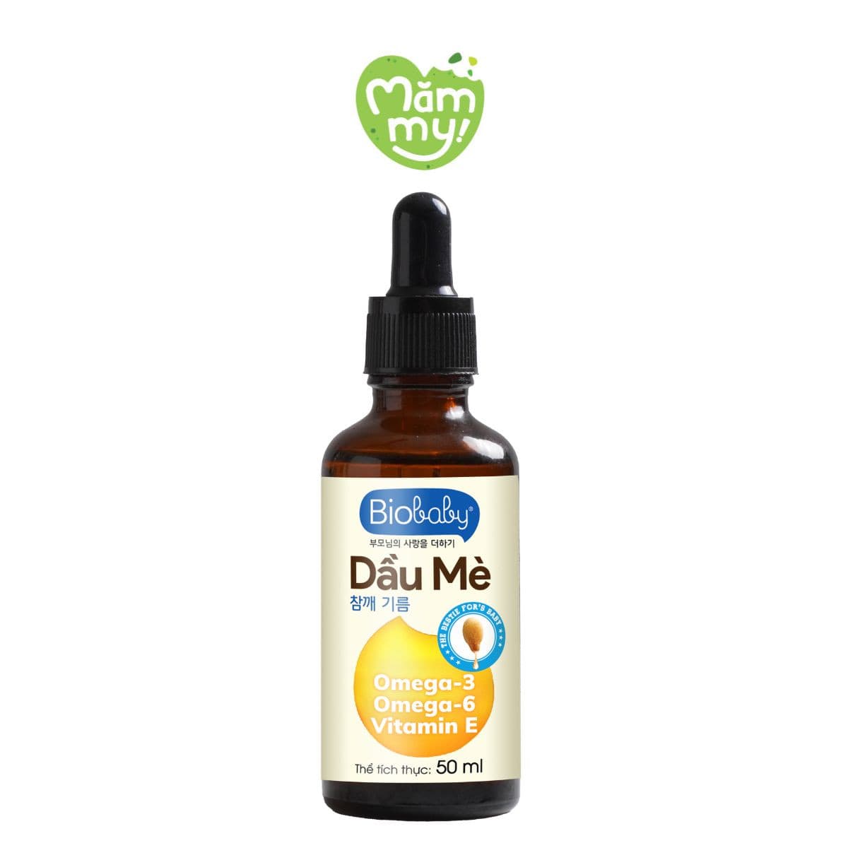 Dầu mè ăn dặm Biobaby - Chai 50ml