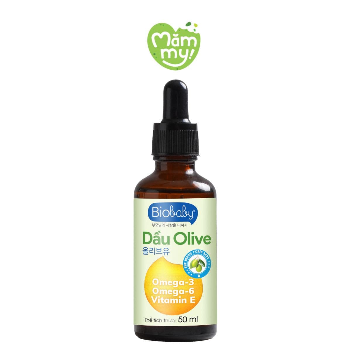 Dầu olive ăn dặm Biobaby - Chai 50ml