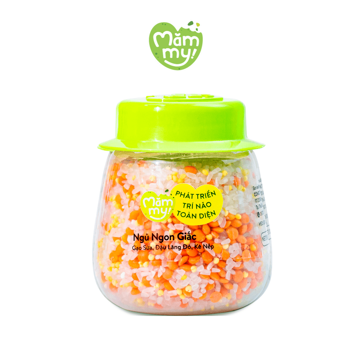 Hạt Mix 3 Hạt Ăn Dặm Ngủ Ngon Mămmy Hũ 135g