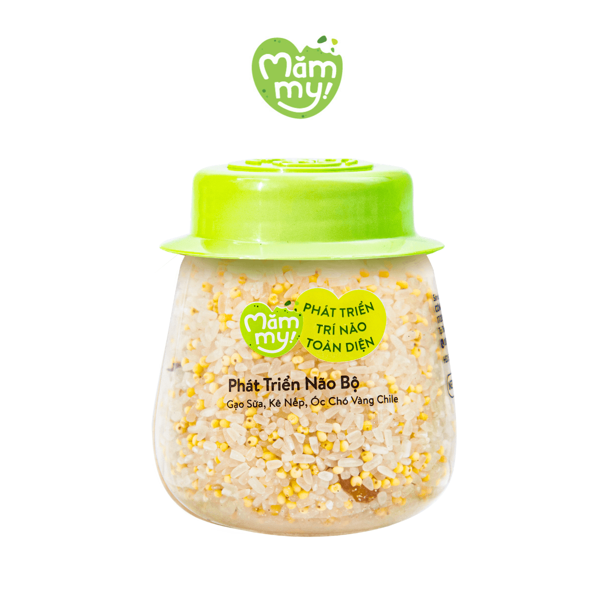 Hạt Mix 3 Hạt Ăn Dặm Phát Triễn Não Bộ Mămmy Hũ 135g