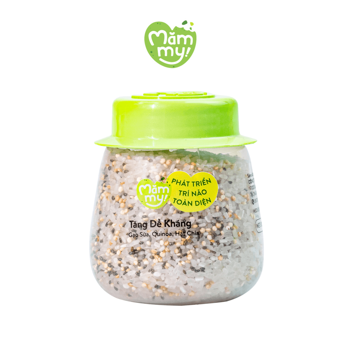 Hạt Mix 3 Hạt Ăn Dặm Tăng Đề Kháng Mămmy Hũ 130g