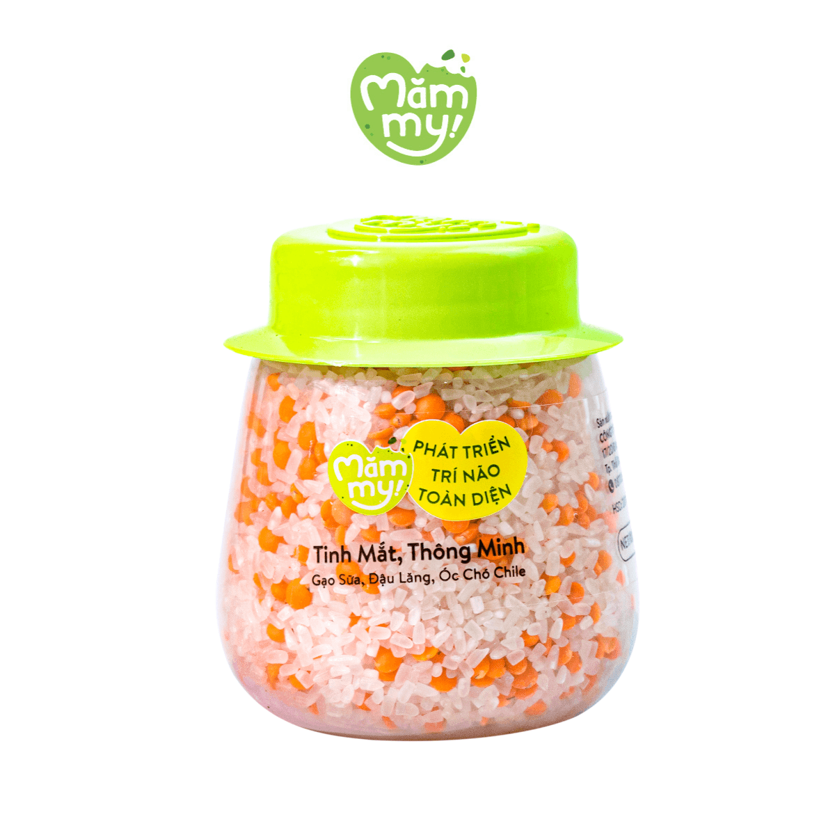 Hạt Mix 3 Hạt Ăn Dặm Tinh Mắt Mămmy Hũ 135g