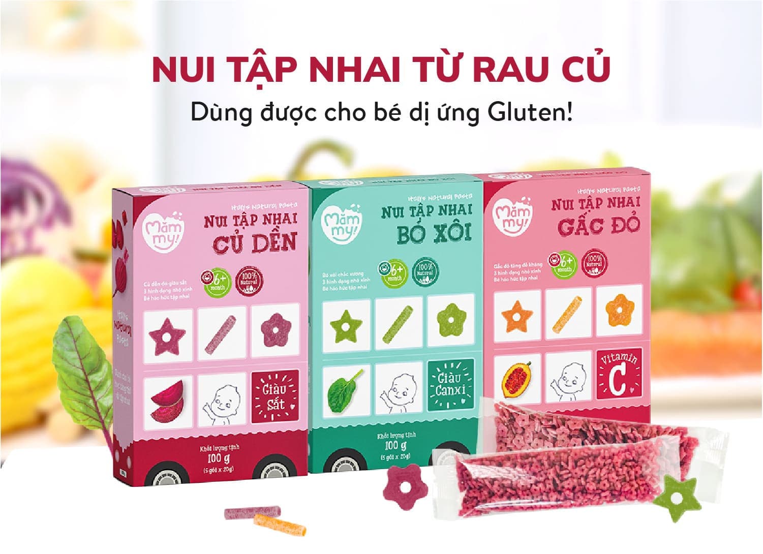 Combo 3 nui mini tập nhai - Tặng bình nước cho bé 6