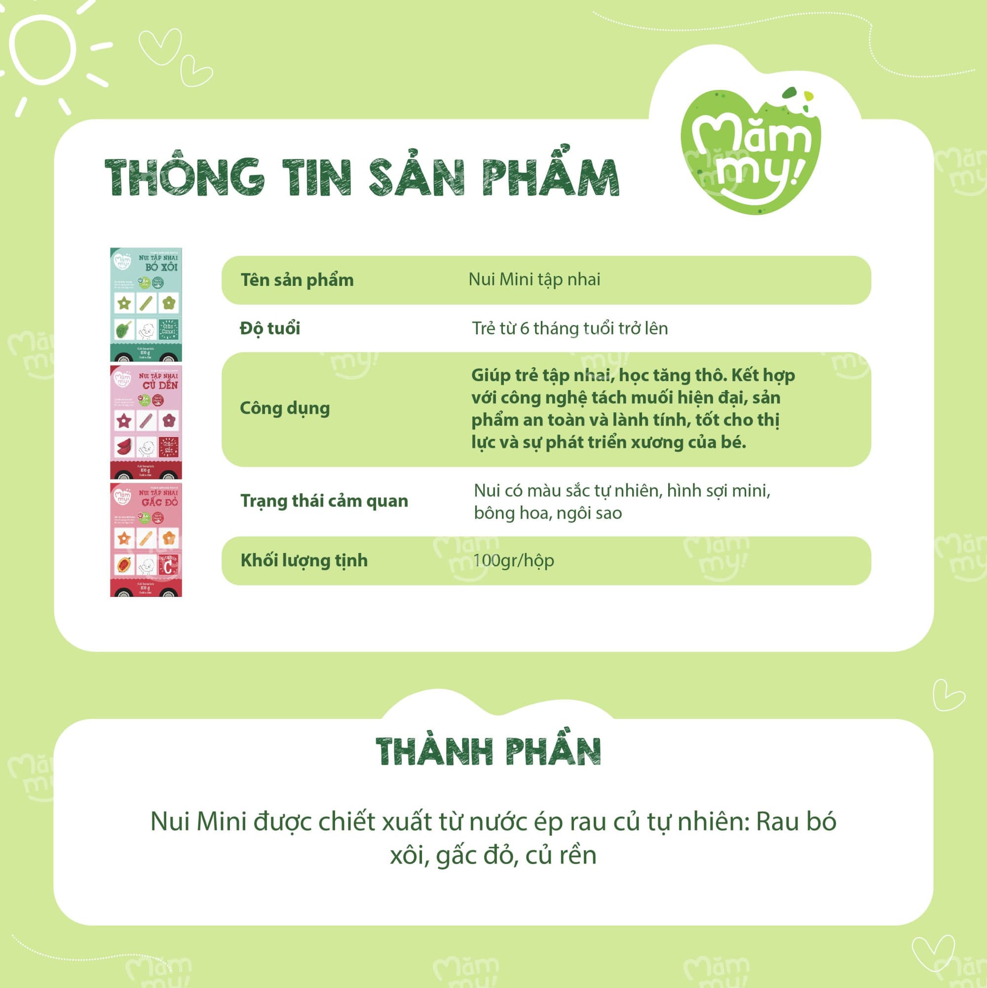 Combo 3 nui mini tập nhai - Tặng bình nước cho bé 7
